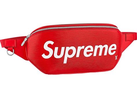 lv supreme bumbag|supreme x louis vuitton.